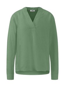 FYNCH-HATTON Lniana bluzka w kolorze zielonym rozmiar: 42. Zielone bluzki FYNCH-HATTON, bez wzorów, ze lnu, bez kołnierzyka, bez ramiączek. Za 126,99 zł.