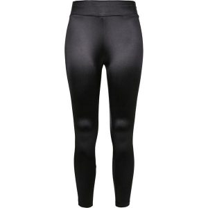 Legginsy damskie Urban Classics shiny high waist (grandes tailles). Czarne legginsy Urban Classics, bez wzorów, z podwyższonym stanem. Za 152,50 zł.