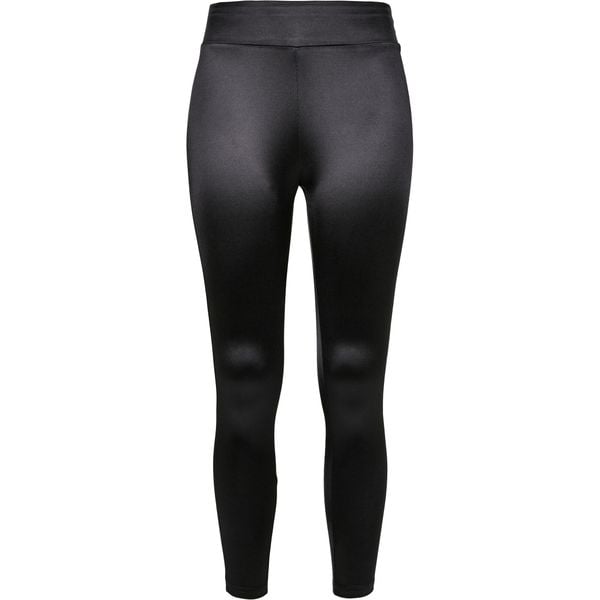 Legginsy damskie Urban Classics shiny high waist (grandes tailles). Czarne legginsy Urban Classics, bez wzorów, z podwyższonym stanem. Za 137,00 zł.