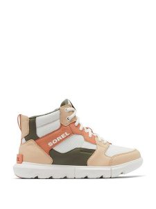 Sorel Sneakersy "Explorer" w kolorze biało-beżowym rozmiar: 38. Białe trampki Sorel, bez wzorów, z materiału, za kostkę, bez zapięcia. Za 297,74 zł.