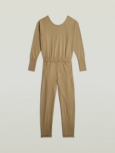 G-Star Kombinezon w kolorze khaki rozmiar: S. Brązowe kombinezony G-Star, s, bez wzorów, z bawełny, retro, bez kołnierzyka, bez ramiączek. Za 219,60 zł.
