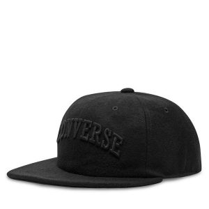 Czapka z daszkiem Converse. Czarne czapki Converse, bez wzorów. Za 139,99 zł.