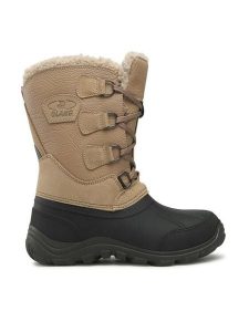 Olang Śniegowce X-Cursion Beżowy. Brązowe buty zimowe Olang, ze skóry, bez obcasa, bez zapięcia. Za 599,99 zł.