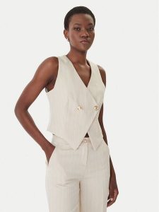 Artigli Kamizelka ACGL004632 Beżowy Regular Fit. Brązowe kamizelki Artigli, bez wzorów, z syntetyku, bez kołnierzyka, bez ramiączek, bez kaptura. Za 398,99 zł.