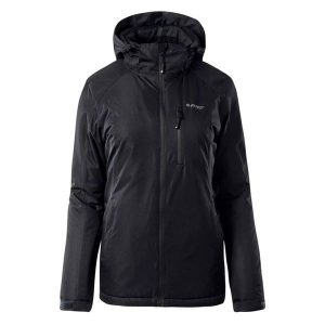 Kurtka damska ocieplana Hi-Tec Lady Orebro II - czarna, Rozmiar M. Czarne kurtki Hi-tec, na zimę, m, bez wzorów. Za 239,99 zł.