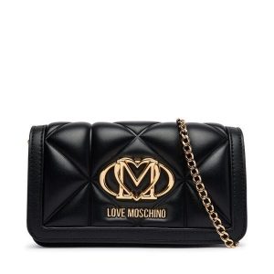 Torebka LOVE MOSCHINO. Czarne torebki wieczorowe LOVE MOSCHINO, bez wzorów, bez dodatków. Za 699,99 zł.