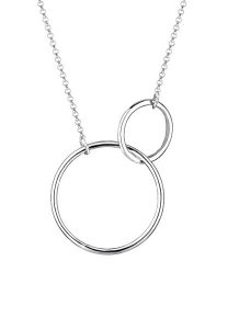 Elli Elli Naszyjnik Kreis Rund Ring Geo Trend 925 Sterling Silber Naszyjniki 1 ct Damski. Szare naszyjniki Elli, srebrne. Za 228,99 zł.