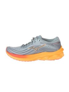 Mizuno Buty "Wave Skyrise Wos" w kolorze szaro-pomarańczowym do biegania rozmiar: 37. Pomarańczowe buty sportowe Mizuno, bez wzorów, z materiału, bez zapięcia, do biegania. Za 197,63 zł.
