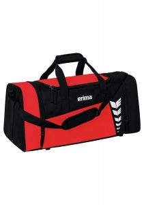 Torba sportowa Erima Six Wings. Czarne torby podróżne i sportowe Erima, bez wzorów, z poliesteru, na ramię. Za 125,50 zł.