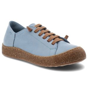 Półbuty damskie Ravini, ze skóry naturalnej licowej cholewka sznurowanie wygodna podeszwa casual, niebieskie, 1301. Niebieskie półbuty Ravini, bez wzorów, z jeansu, bez obcasa, na płaskiej podeszwie, bez zapięcia. Za 309,00 zł.