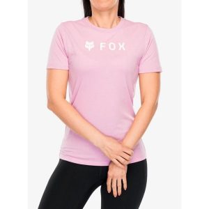 Koszulka szybkoschnąca damska Fox Absolute SS Tech Tee. Czerwone koszulki sportowe FOX, bez wzorów, bez ramiączek. Za 129,99 zł.
