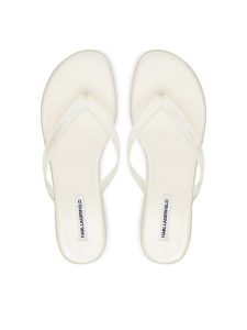 KARL LAGERFELD Japonki Jelly Hell KL83006 VT1 Biały. Białe klapki KARL LAGERFELD, bez wzorów, z syntetyku, bez obcasa. Za 421,99 zł.