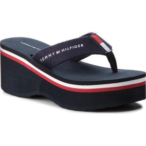 Japonki TOMMY HILFIGER - Flatform Beach Sanda FW0FW03154 Midnight 403. Klapki marki TOMMY HILFIGER. W wyprzedaży za 179,00 zł.