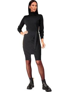 Heine Sukienka w kolorze czarnym rozmiar: 48. Czarne sukienki Heine, bez wzorów, bez kołnierzyka, bez ramiączek, maxi. Za 87,40 zł.