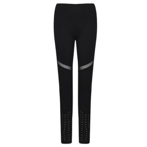 Legginsy Panelowe Damskie. Czarne legginsy TOMBO, bez wzorów. Za 186,99 zł.
