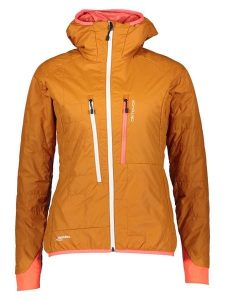 ORTOVOX Kurtka zimowa "Swisswool Plz" w kolorze jasnobrązowym rozmiar: S. Brązowe kurtki ORTOVOX, na zimę, s, bez wzorów, z puchu, bez kaptura. Za 579,95 zł.