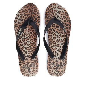 Japonki Liu Jo. Klapki Liu Jo, bez wzorów, bez obcasa. Za 299,99 zł.