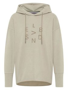 ELBSAND Bluza "Dana" w kolorze beżowym rozmiar: S. Brązowe bluzy ELBSAND, s, bez wzorów, z kapturem. Za 180,06 zł.