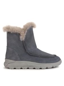 Geox Śniegowce D Spherica 4x4 B Abx D3626C 00022 C9371 Szary. Szare buty zimowe Geox, ze skóry, bez obcasa, bez zapięcia. Za 989,99 zł.