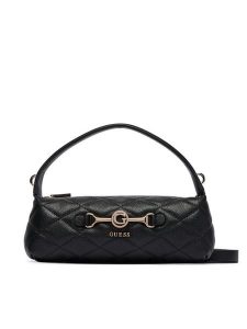 Guess Torebka Frances Mini HWQG22 41720 Czarny. Czarne torebki klasyczne Guess, z aplikacjami, ze skóry, bez dodatków. Za 494,99 zł.