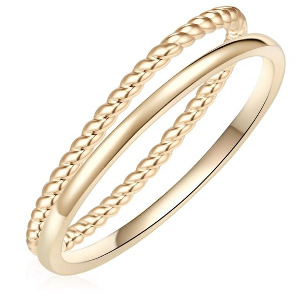 Lulu & Jane Mosiadz Pierścionki 1 ct Damski. Żółte pierścionki Lulu & Jane, pozłacane. Za 159,99 zł.