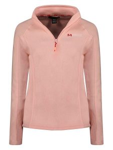 Maison Montaigne Bluza polarowa "Tumai" w kolorze szaroróżowym rozmiar: XL. Różowe bluzy Maison Montaigne, xl, bez wzorów, z polaru, bez kaptura. Za 78,84 zł.