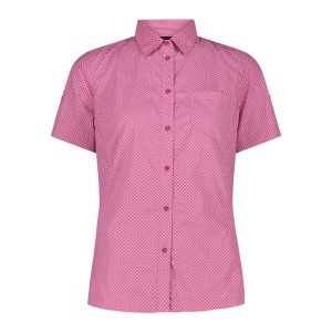 Koszula damska turystyczne CMP 34S6316. Czerwone koszule CMP, l, bez wzorów, bez kołnierzyka, bez ramiączek. Za 257,50 zł.