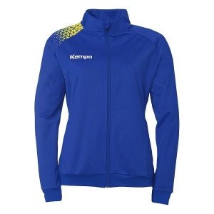Damska bluza dresowa Kempa Ambition 28 Poly. Niebieskie bluzy Kempa, bez wzorów, z dresówki, bez kaptura. Za 212,50 zł.