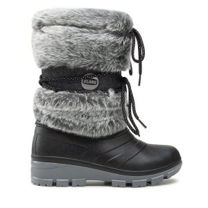 Śniegowce Olang. Szare buty zimowe Olang, bez obcasa, bez zapięcia. Za 349,99 zł.