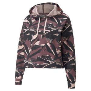 Damska bluza z kapturem Puma Modern Sports AOP. Czarne bluzy Puma, s, bez wzorów, z kapturem. Za 89,00 zł.