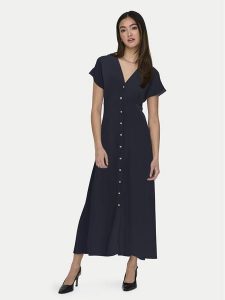 ONLY Sukienka codzienna Nova 15317842 Granatowy Regular Fit. Niebieskie kombinezony ONLY, l, bez wzorów, z wiskozy, bez kołnierzyka, bez ramiączek. Za 189,99 zł.