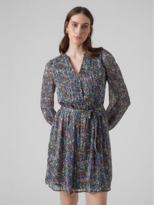 Vero Moda Sukienka codzienna Abby 10291789 Kolorowy Regular Fit. Kombinezony Vero Moda, na co dzień, xs, bez wzorów, z syntetyku, bez kołnierzyka, bez ramiączek, proste. Za 209,99 zł.