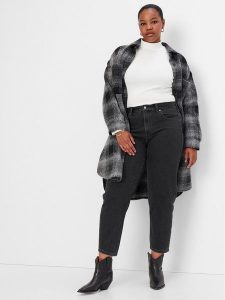 Gap Jeansy 406726-00 Czarny Regular Fit. Czarne jeansy GAP, bez wzorów, z bawełny. Za 229,99 zł.
