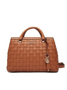 Guess Torebka Sandy HWWG84 18060 Brązowy. Brązowe kuferki Guess, z aplikacjami, ze skóry, bez dodatków. Za 799,99 zł.