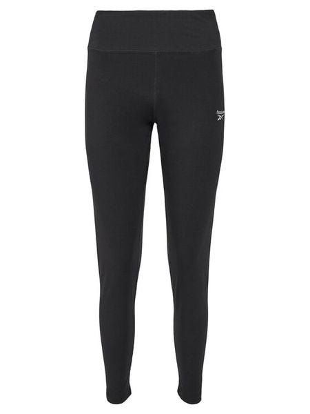 Reebok Legginsy 100037549 Czarny Slim Fit. Czarne legginsy Reebok, bez wzorów, z bawełny. Za 89,99 zł.