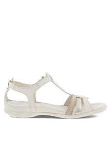 ECCO Sandały Flash T-Strap Sandal 24087360729 Beżowy. Brązowe sandały ecco, bez wzorów, ze skóry, bez obcasa, na płaskiej podeszwie, bez zapięcia. W wyprzedaży za 449,99 zł.