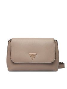Guess Torebka Meridian II HWBG69 74200 Beżowy. Brązowe listonoszki Guess, z aplikacjami, ze skóry, bez dodatków. Za 589,99 zł.