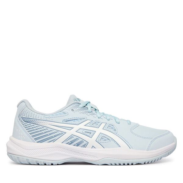 Buty do tenisa Asics. Niebieskie buty sportowe ASICS, bez wzorów, bez zapięcia, tenisowe. Za 255,99 zł.