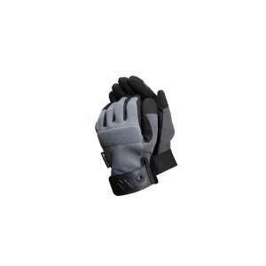 Rękawice ochronne Ferrata II Gatunek. Czarne rękawiczki VOLVEN, bez wzorów. Za 99,99 zł.