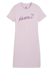 Puma Sukienka "ESS+ Blossom" w kolorze jasnoróżowym rozmiar: S. Różowe sukienki Puma, s, bez wzorów, bez kołnierzyka, bez ramiączek, mini. Za 65,85 zł.