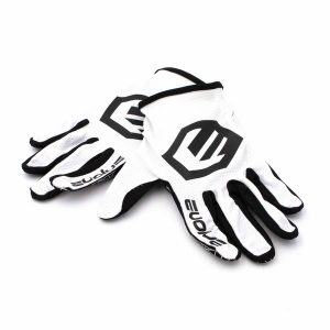 Rękawice Evolve send it. Białe rękawiczki EVOLVE, bez wzorów, z materiału. Za 118,50 zł.