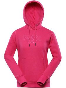 Alpine Pro Bluza "Werena" w kolorze różowym rozmiar: M. Różowe bluzy Alpine Pro, m, bez wzorów, z kapturem. Za 177,10 zł.