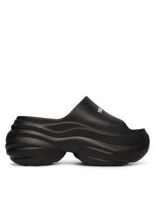 KARL LAGERFELD Klapki KL88900A Czarny. Czarne klapki KARL LAGERFELD, bez wzorów, z syntetyku, bez obcasa. Za 421,99 zł.