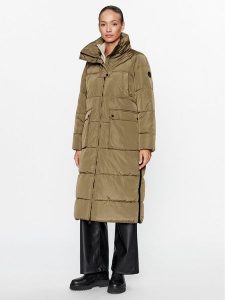 ONLY Płaszcz zimowy 15294315 Brązowy Regular Fit. Brązowe kurtki ONLY, na zimę, s, bez wzorów, z syntetyku, bez kaptura. Za 449,99 zł.