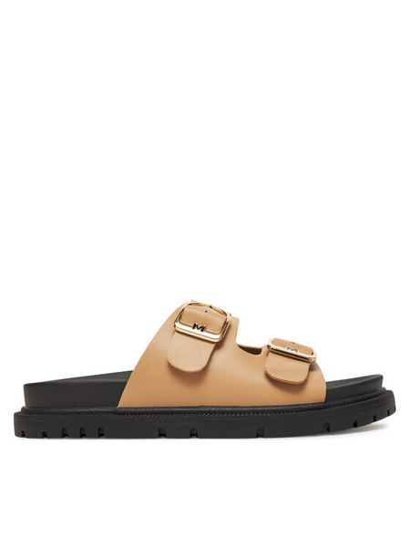 MEXX Klapki EO-MX/021C-HY Beżowy. Brązowe klapki Mexx, bez wzorów, ze skóry, bez obcasa. Za 249,99 zł.