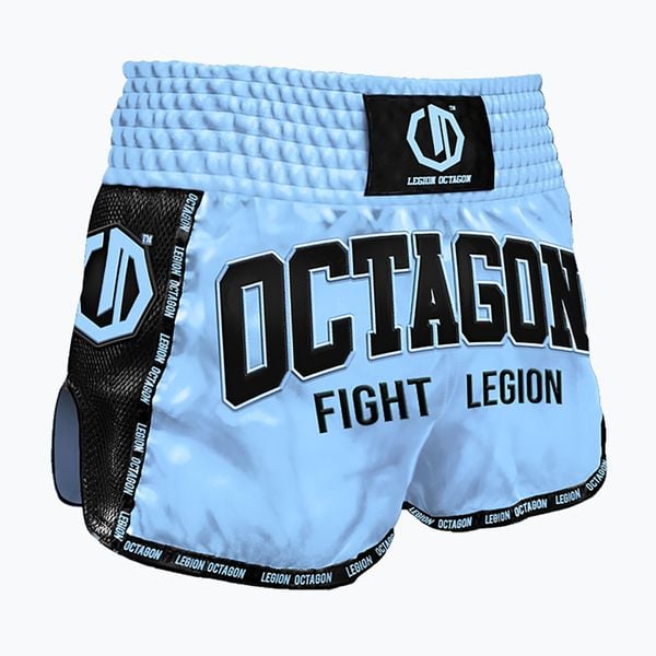 Spodenki treningowe Octagon KickboxingMuay Thai Legion Fight Legion Premium. Niebieskie szorty OCTAGON, bez wzorów, sportowe. Za 159,99 zł.