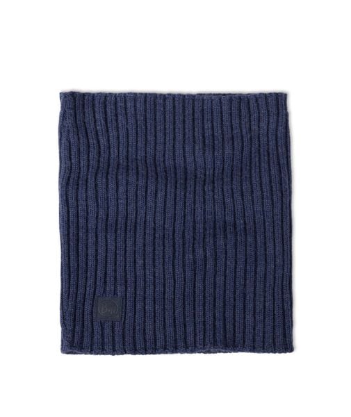 Komin na szyję - Bandana BUFF Knitted Neckwarmer Comfort Norval. Niebieskie szaliki Buff, bez wzorów, z materiału. Za 167,00 zł.