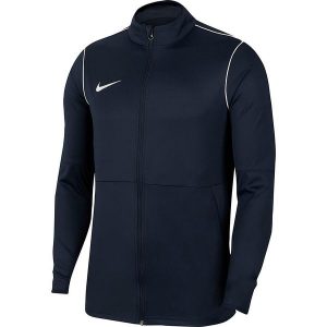 Nike Dry Park 20 TRK JKT K Juniorska bluza z zamkiem, 100% poliester. Niebieskie bluzy Nike, bez wzorów, z poliesteru, bez kaptura. Za 99,99 zł.