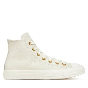 Trampki Converse. Brązowe trampki Converse, bez wzorów, bez zapięcia. Za 259,99 zł.