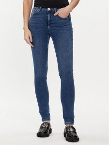 Liu Jo Jeansy UA4013 D4896 Niebieski Skinny Fit. Niebieskie jeansy Liu Jo, bez wzorów, z jeansu. Za 409,99 zł.